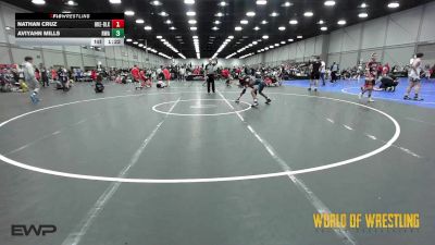 88 lbs Rr Rnd 3 - Nathan Cruz, OK Elite 12U Black vs Aviyahn Mills, Roundtree Wrestling Academy 12u