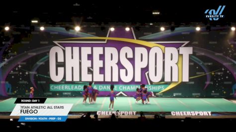 Titan Athletic All Stars - Fuego [2024 L2.2 Youth - PREP - D2 Day 1] 2024 CHEERSPORT National All Star Cheerleading Championship