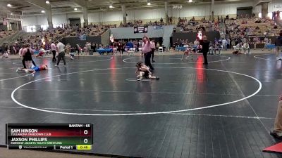 65 lbs Cons. Round 1 - Sam Hinson, Tullahoma Takedown Club vs Jaxson Phillips, Fairview Jackets Youth Wrestling