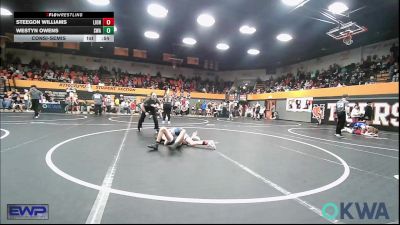 88 lbs Consolation - Steegon Williams, Lions Wrestling Academy vs Westyn Owens, Shelton Wrestling Academy