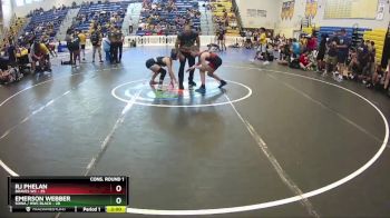 106 lbs Quarters & Wb (16 Team) - Emerson Webber, SOWA / HWC BLACK vs RJ Phelan, Braves WC