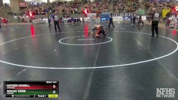 A 182 lbs Cons. Round 1 - Roman Webb, Carter vs Hayden Dowell, Cascade