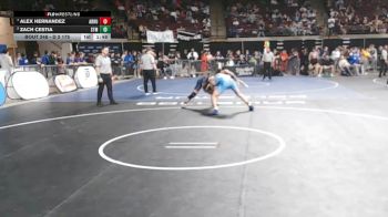D 2 175 lbs Quarterfinal - Alex Hernandez, Archbishop Rummel vs Zach Cestia, St. Thomas More