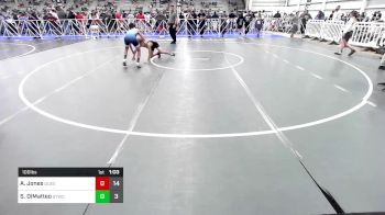 100 lbs Rr Rnd 1 - Anthony Jones, Quest School Of Wrestling MS vs Santino DiMatteo, Shore Thing Sand