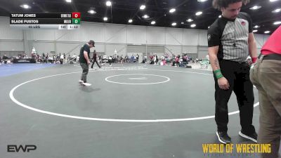 45 lbs 3rd Place - Tatum Jones, Sisters On The Mat OK Teal vs Slade Fustos, Mojo K-6