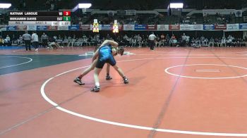 113 lbs Finals (2 Team) - Benjamin Davis, Eastern View vs Nathan Lanoue, Western Branch