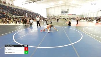 130 lbs Quarterfinal - Gage Palace, Payson Club Weeks vs Izaac Rosales, Orange Vista