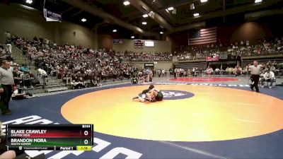 Quarterfinal - Blake Crawley, Canyon View vs Brandon Mora, South Summit