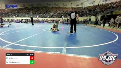 85 lbs Round Of 16 - Maddox Mejia, Prodigy Elite Wrestling vs Waylon Buckner, El Reno Wrestling Club