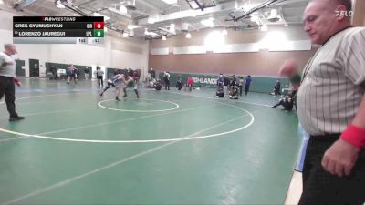 120 lbs Cons. Round 5 - Lorenzo Jauregui, Upland vs Greg Gyumushyan, Birmingham