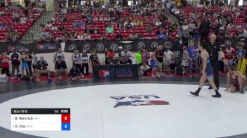 48 kg Quarters - Brayden Wenrich, Grit Mat Club vs Dylan Ota, Spartan Mat Club