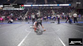 126 lbs 3rd Place Match - Adryn Carter, Maize vs Carson Mccrory, Bobcat WC