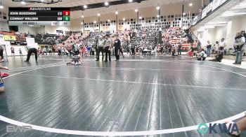 43-46 lbs Rr Rnd 1 - John Budzinski, Grove Takedown Club vs Conway Welden, Raw Wrestling Club