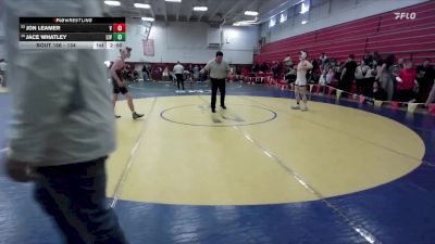 134 lbs Champ. Round 2 - Jon Leamer, Vintage vs Jace Whatley, Livermore