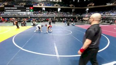 6A 120 lbs Semifinal - Santiago Ramirez, Houston Westside vs Izayiah Chavez, Allen