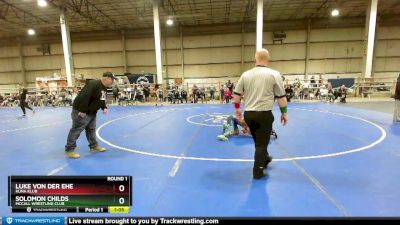 105-115 lbs Round 1 - Luke Von Der Ehe, Kuna Klub vs Solomon Childs, McCall Wrestling Club