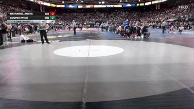 6A 138 lbs Cons. Round 3 - Cooper Wing, Timberline vs Nathaniel Anaya, Canyon Ridge