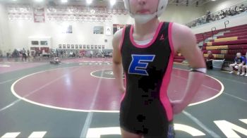 125 lbs Champ. Round 2 - Alli Kirkendall, Payette vs Madeleine Hatchett, Glenns Ferry