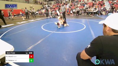 58 lbs Semifinal - Hank Hurd, Pawhuska Elks Takedown vs Ryland Peters, Claremore Wrestling Club