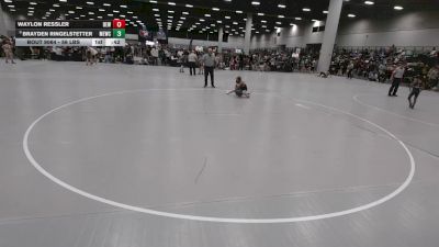 56 lbs Cons. Rd Of 16 - Waylon Ressler, DC Elite Wrestling vs Brayden Ringelstetter, MN Elite Wrestling Club