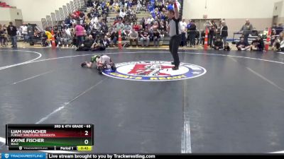 65 lbs Champ. Round 2 - Liam Hamacher, Pursuit Wrestling Minnesota vs Kayne Fischer, BOLD