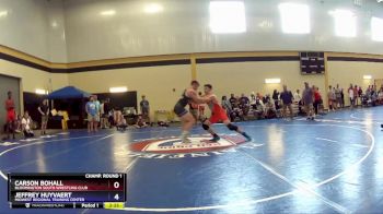 150 lbs Champ. Round 1 - Carson Bohall, Bloomington South Wrestling Club vs Jeffrey Huyvaert, Midwest Regional Training Center