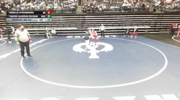 6A 140 lbs Champ. Round 1 - Yenifer Calderon Escobar, Westlake vs Brielle Stromberg, Mountain Ridge