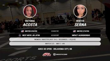 Winter Serna vs Victoria Acosta 2025 ADCC Oklahoma City Open