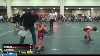 50 lbs Semis (4 Team) - Nolan Gatt, Backyard Brawlers vs Gus Groene, Spatola Wrestling