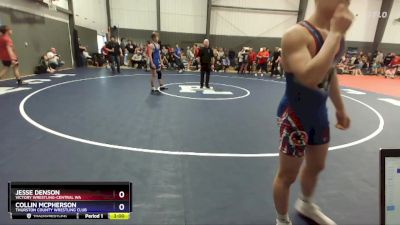 132 lbs Cons. Round 2 - Jesse Denson, Victory Wrestling-Central WA vs Collin McPherson, Thurston County Wrestling Club