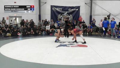 53 lbs Rr Rnd 2 - Gabrielle Ruedy, MGW Bittersweet Mint - W vs Sophia Marie Gonzales, Surfside Girls - W