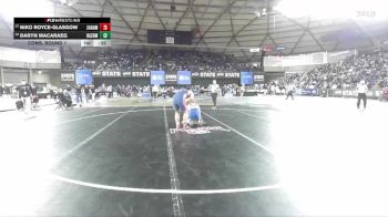 Boys 4A 190 lbs Cons. Round 1 - Daryn Macaraeg, Hazen vs Niko Royce-glasgow, Juanita