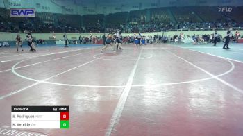 130 lbs Consi Of 4 - Sophie Rodriguez, Westmoore Wresting vs Kinley Vereide, Vinita Jr. High