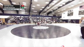 184 lbs 1st Place Match - Matthew Hoxie, Springfield College vs Hayden McLellan, Alvernia