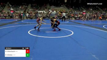 100 lbs Prelims - Reanah Utterback, Southern Iowa Outlaws vs Ryen Hickey, Chatfield Jr.