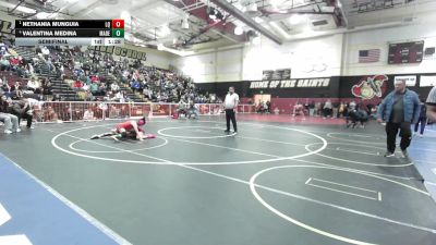 105 lbs Semifinal - Nethania Munguia, La Quinta/La Quinta vs Valentina Medina, Mater Dei