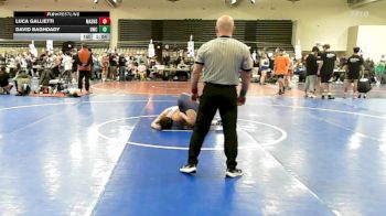 121 lbs Rr Rnd 4 - Luca Gallietti, Mat Assassins Black - MSE vs David Baghdady, DoughBoy WC - MSE