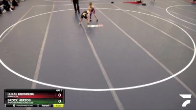 59-66 lbs Cons. Round 1 - Brock Herzog, Andover Wrestling Club vs Lukas Kronberg, Minnesota