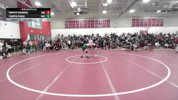 150 lbs Quarterfinal - Brock Gagnon, Caribou vs Curtis Fogg, Oxford Hills