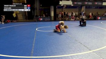 92 lbs Cons. Sub-quarters - Brady Knadler, NB Elite Wrestling Club vs Kyle Link, Rampage Wrestling