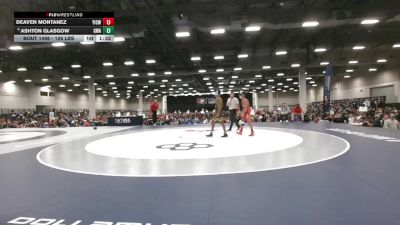 126 lbs Champ. Rd Of 32 - Deaven Montanez, Youth Impact Center Wrestling Club vs Ashton Glasgow, Glasgow Wrestling Academy