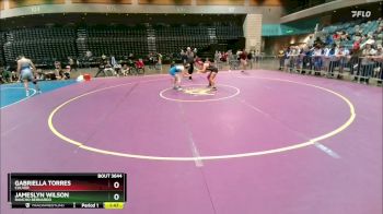 132 lbs 5th Place Match - Gabriella Torres, Culver vs Jameslyn Wilson, Rancho Bernardo