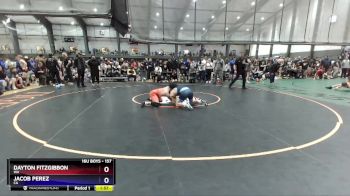 157 lbs Cons. Semi - Dayton Fitzgibbon, WA vs Jacob Perez, CA