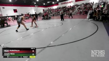 155 lbs Quarterfinal - Naomi Mesa, Hillcrest vs Nicky Muratalla, Chaffey