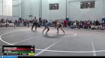174 lbs Champ. Round 1 - Joe Paul, Johns Hopkins University vs Nicholas Cope, Muhlenberg College