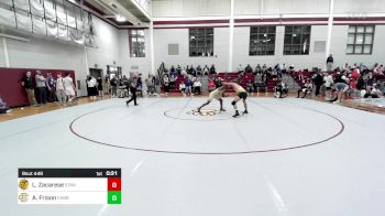 138 lbs Consi Of 16 #2 - Lorenzo Zacarese, St. Anthony's vs Ashton Frison, Christian Brothers