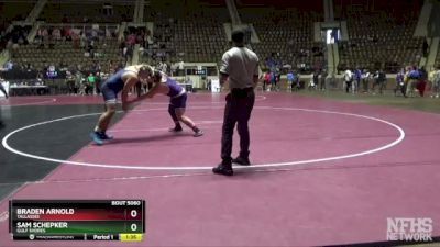 5A 285 lbs Quarterfinal - Sam Schepker, Gulf Shores vs Braden Arnold, Tallassee