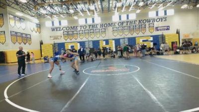 124 lbs Champ. Round 1 - Corinne Manis, Miami Palmetto Sr High vs Summer Estrella, Daughters Of Zion