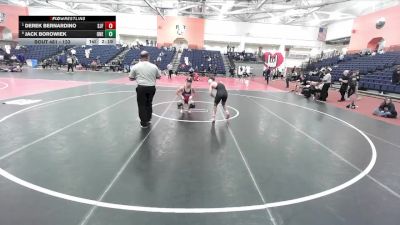 133 lbs Semifinal - Derek Bernardino, St. John Fisher vs Jack Borowiek, Oneonta State