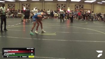 125 lbs Cons. Round 2 - Weston Emmons, Revival vs Jp Bonnette, Seagulls